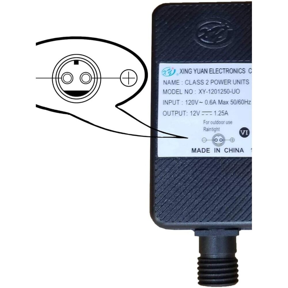 12V 1.25A Power Supply Inflatable Pump Adapter ETL